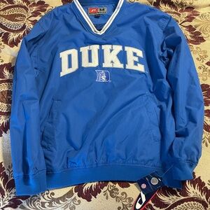 Never worn!!  Vintage Pro Player Blue Pullover with Duke Logo with tags